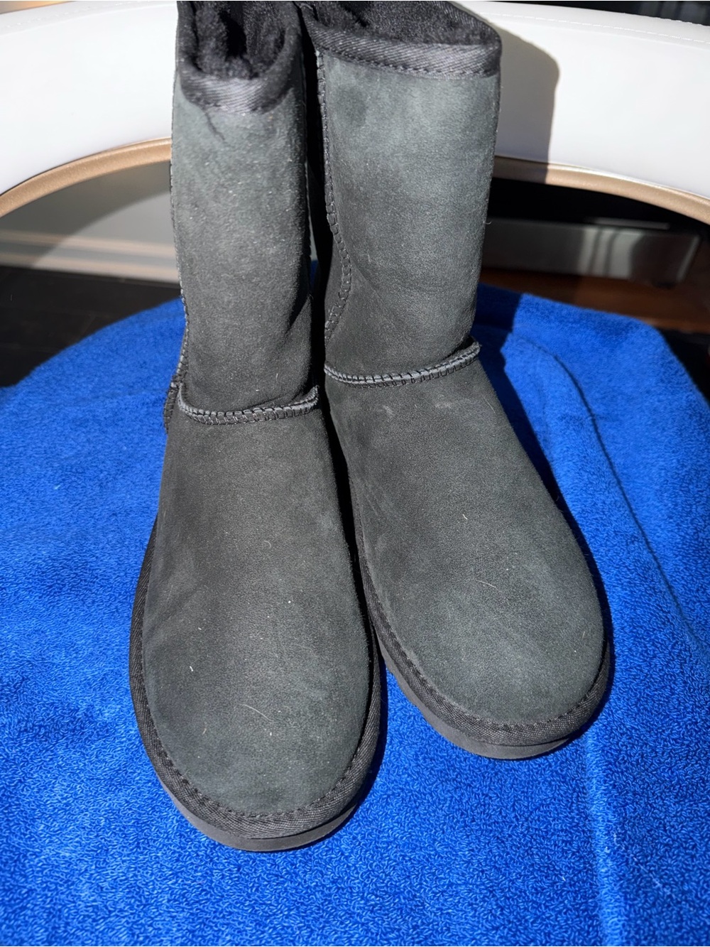Ugg Women’s Black Suede Mid-Calf Boots